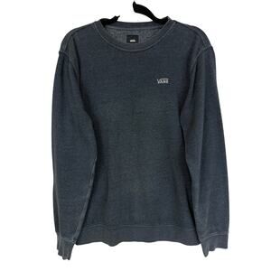 Vans Grey Long Sleeve Crewneck Sweatshirt Size Small